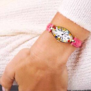 Pink leather Stauer Women’s Watch